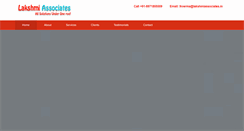 Desktop Screenshot of lakshmiassociates.in