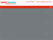 Tablet Screenshot of lakshmiassociates.in
